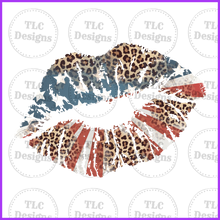 Load image into Gallery viewer, Patriotic Lips Full Color Transfers
