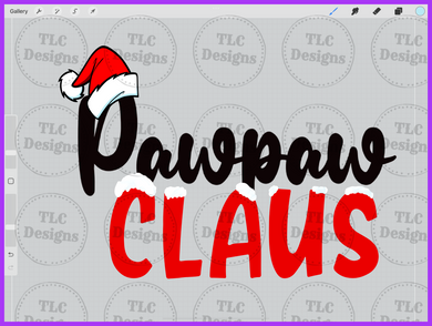 Pawpaw White Font Full Color Transfers