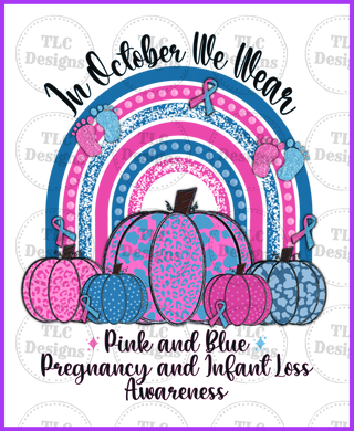 Pink And Blue Infant Loss Awareness 1.Png Full Color Transfers