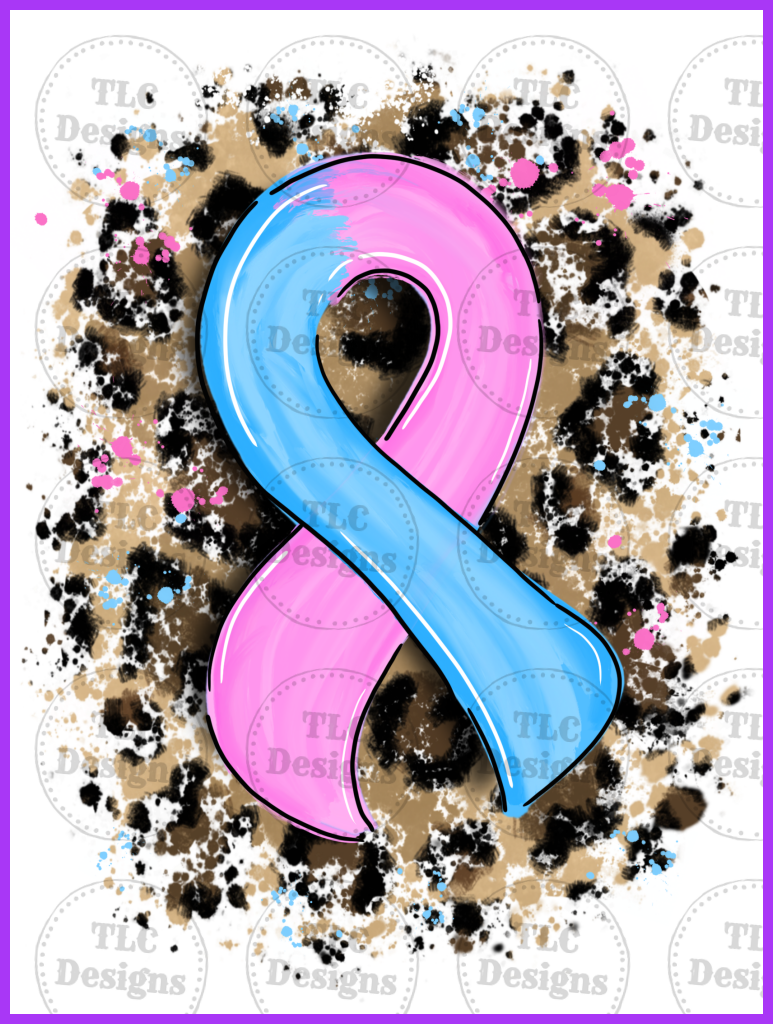 Pink And Blue Infant Loss Awareness 2.Png Full Color Transfers