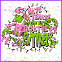 Load image into Gallery viewer, Pink Grinch Full Color Transfers
