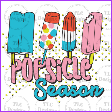 Popsicle Season Full Color Transfers