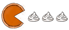 Load image into Gallery viewer, Pumpkin Pacman Full Color Transfers
