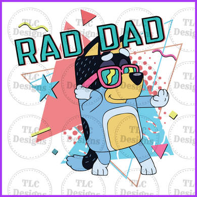 Rad Dad Full Color Transfers