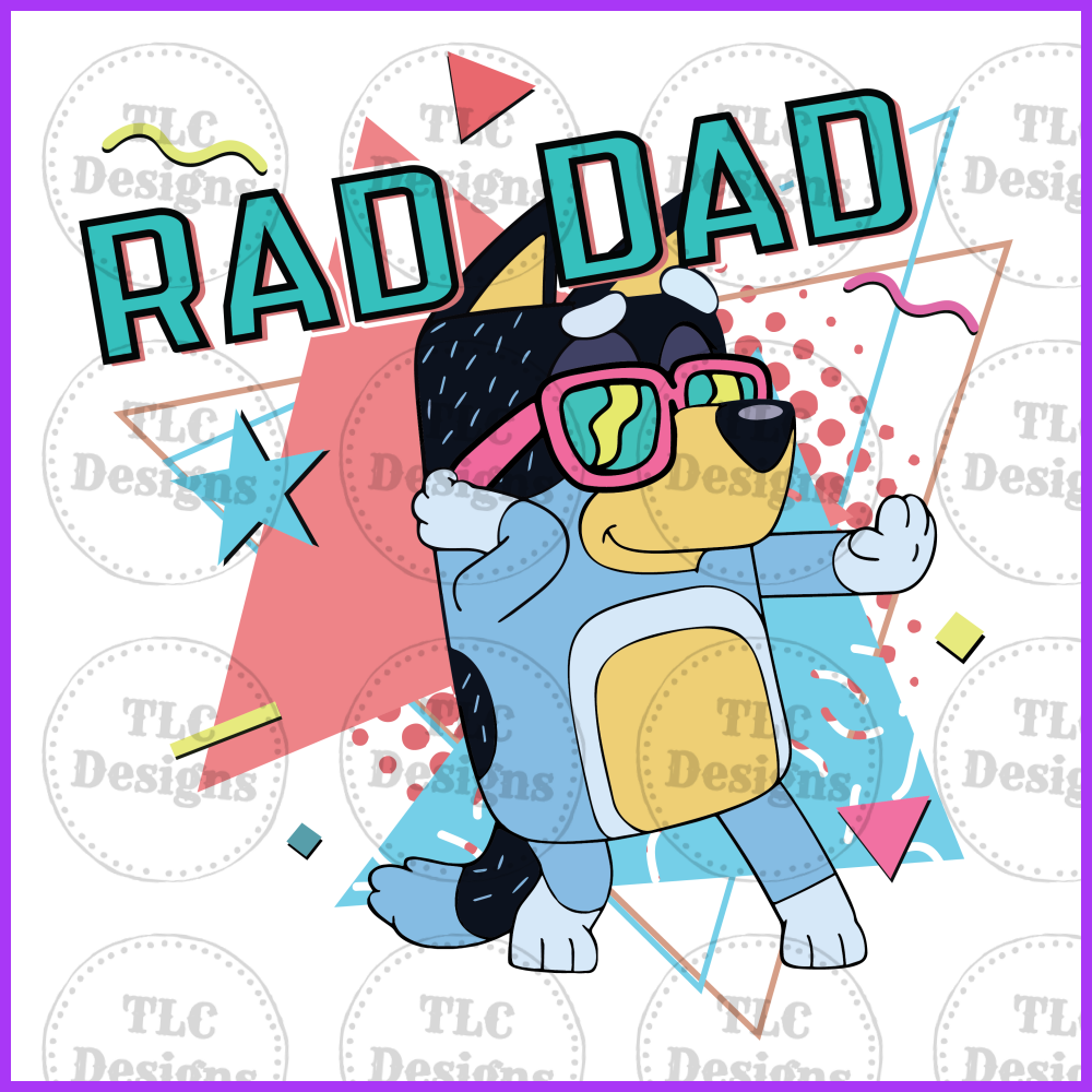 Rad Dad Full Color Transfers