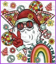 Load image into Gallery viewer, Retro Lightening Santa Full Color Transfers
