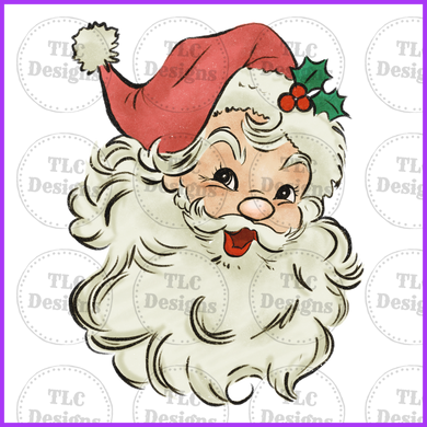 Retro Santa Full Color Transfers