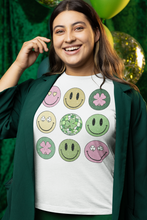 Load image into Gallery viewer, Retro Lucky Smiley Faces Full Color Transfers
