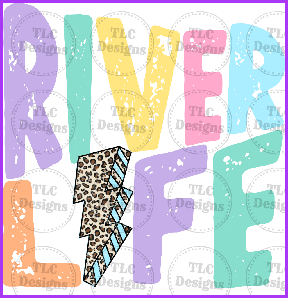River Life Full Color Transfers