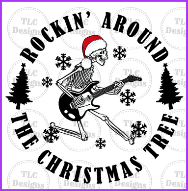 Rocking Around The Christmas Tree Full Color Transfers