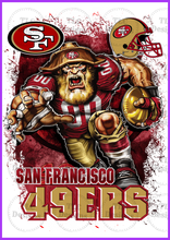 Load image into Gallery viewer, San Francisco 49Ers Full Color Transfers
