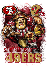 Load image into Gallery viewer, San Francisco 49Ers Full Color Transfers
