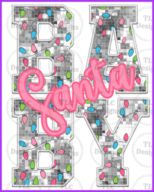 Santa Baby Full Color Transfers