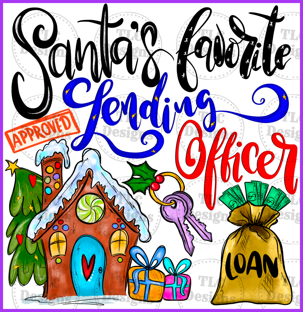 Santas Favorite Lending Officer Full Color Transfers