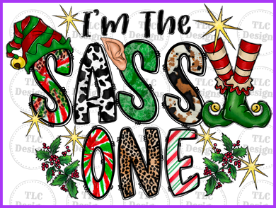 Sassy One Elf Full Color Transfers
