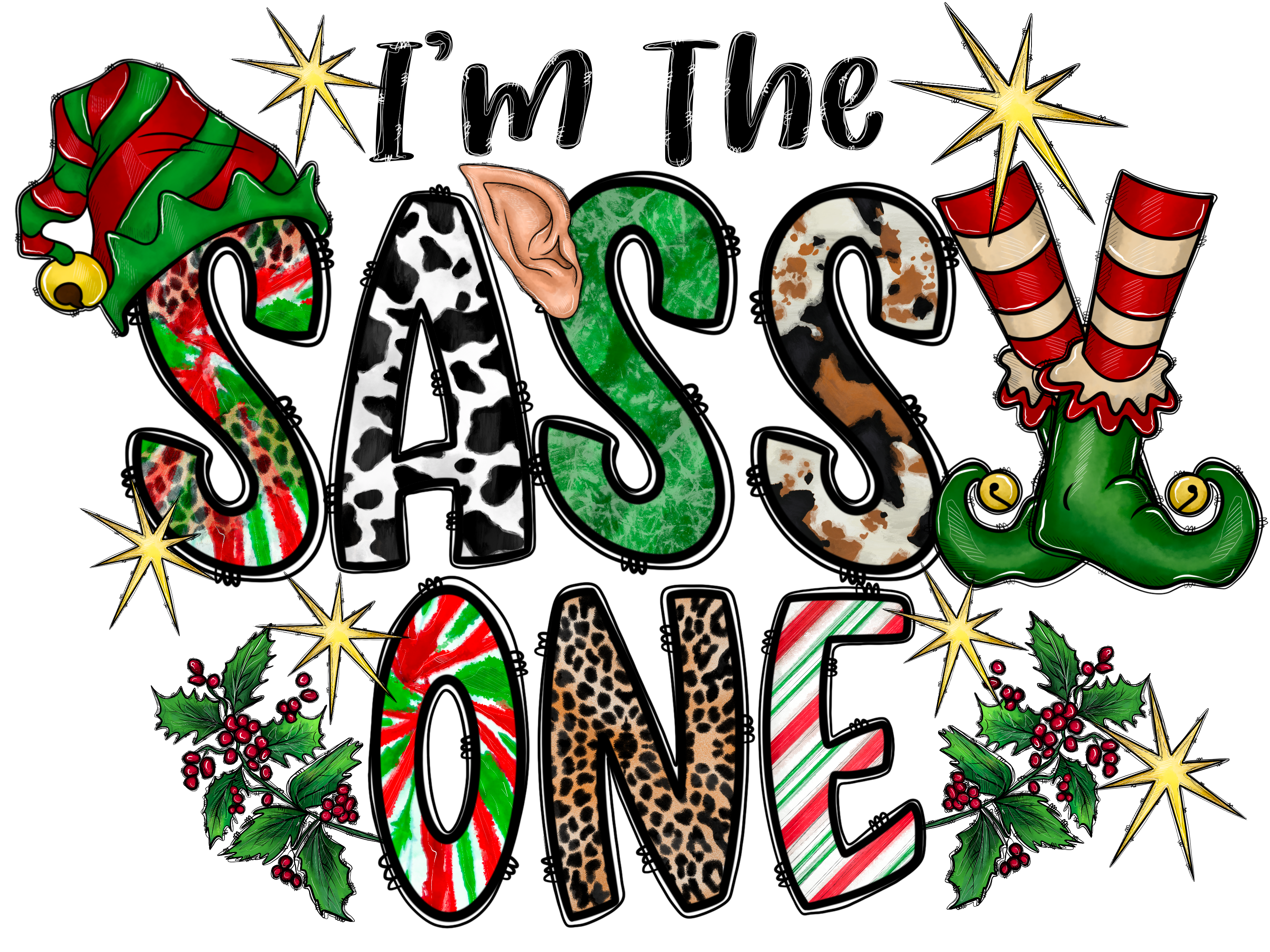 Sassy One Elf – TLC Designs and Customs, LLP
