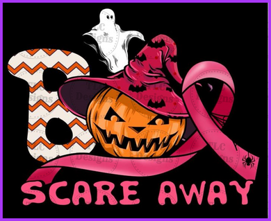 Scare Away Breast Cancer Full Color Transfers
