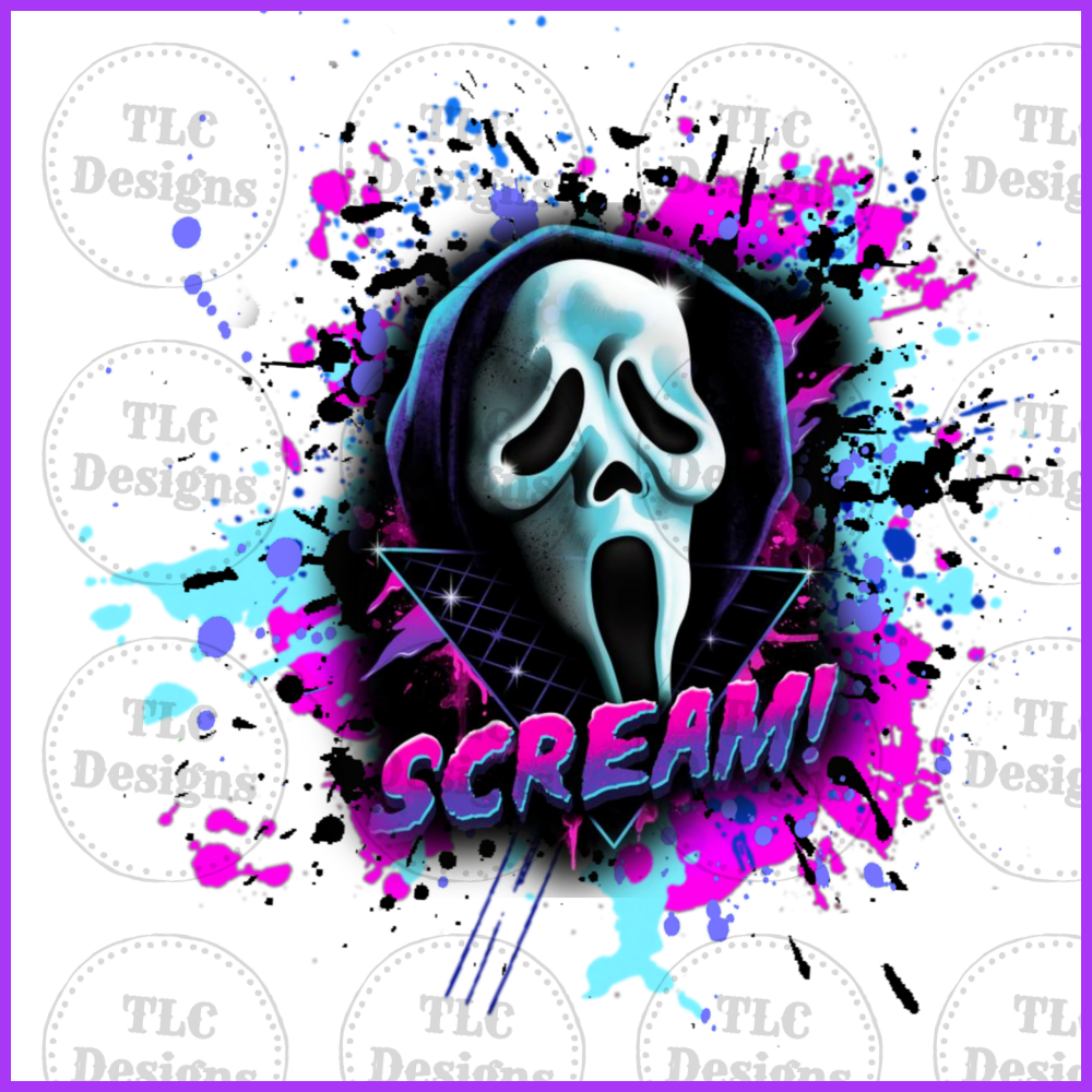 Scream Full Color Transfers
