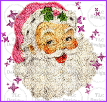 Load image into Gallery viewer, Sequin Santa Full Color Transfers
