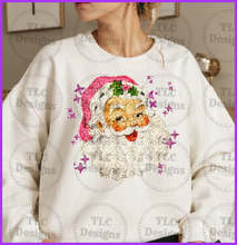 Load image into Gallery viewer, Sequin Santa Full Color Transfers
