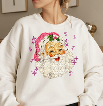 Load image into Gallery viewer, Sequin Santa Full Color Transfers
