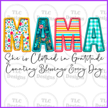 Load image into Gallery viewer, She Is Clothed- Mama Full Color Transfers
