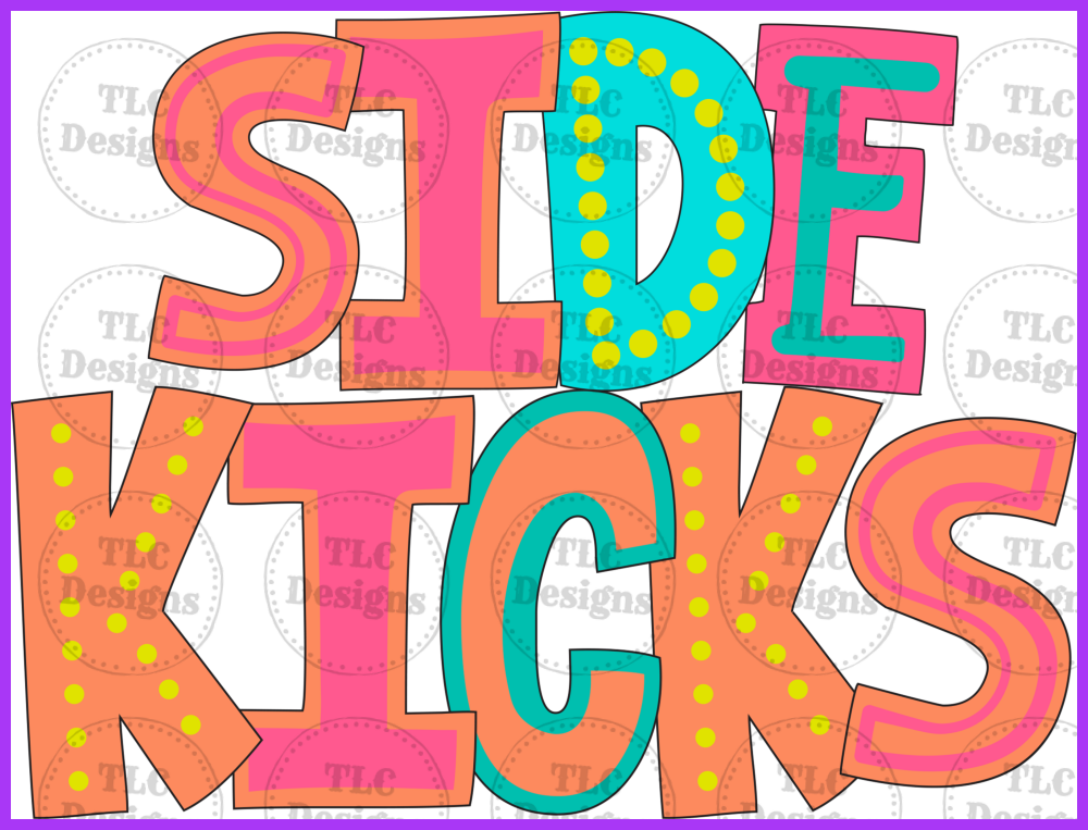 Sidekicks Full Color Transfers
