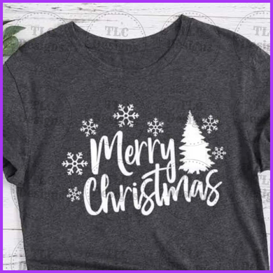 Simple Merry Christmas Full Color Transfers
