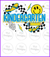 Load image into Gallery viewer, Skate Board Kindergarten Full Color Transfers
