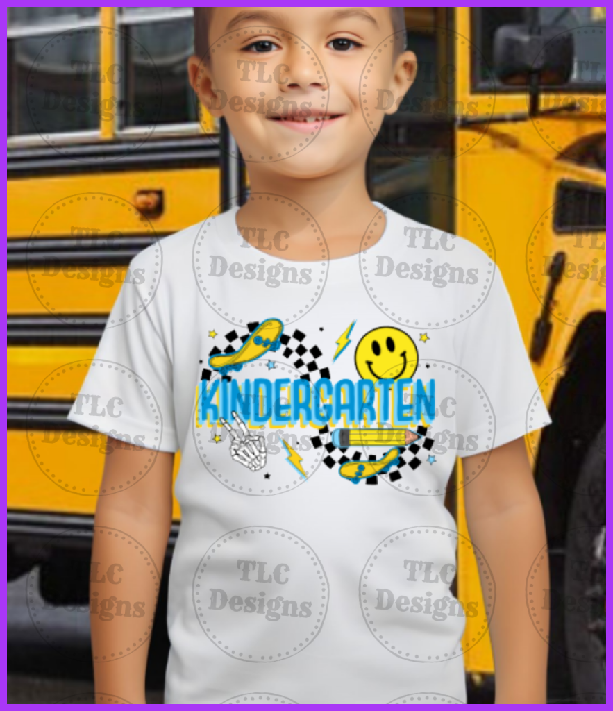 Skate Board Kindergarten Full Color Transfers