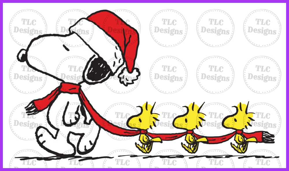 Snoopy And Woodstock Full Color Transfers