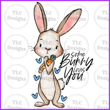 Load image into Gallery viewer, Some Bunny Loves You- Boy Full Color Transfers
