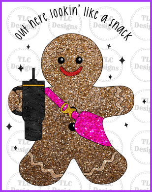 Sparkly Gingerbread Full Color Transfers