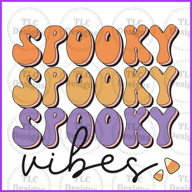 Spooky Vibes- Retro Full Color Transfers