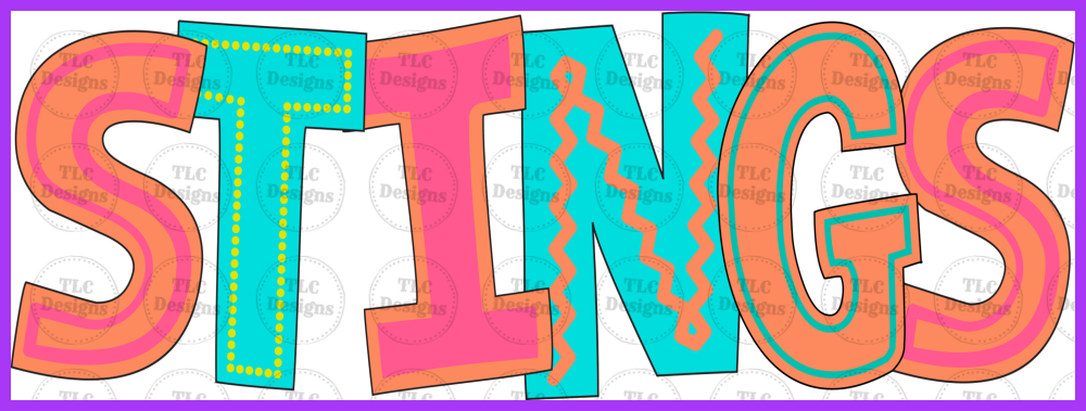 Stings Full Color Transfers