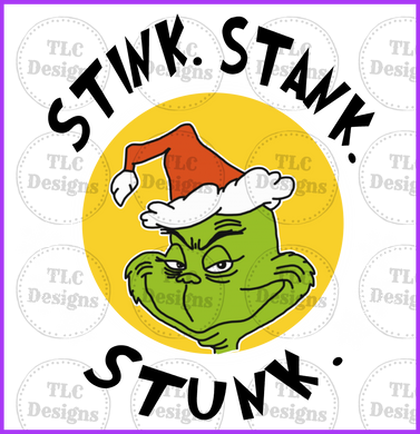 Stink Stank Stunk Full Color Transfers