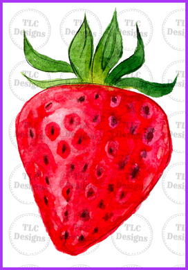 Strawberries Color Full Color Transfers