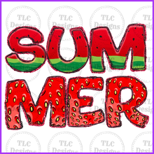 Load image into Gallery viewer, Summer Watermelon Strawberry Full Color Transfers
