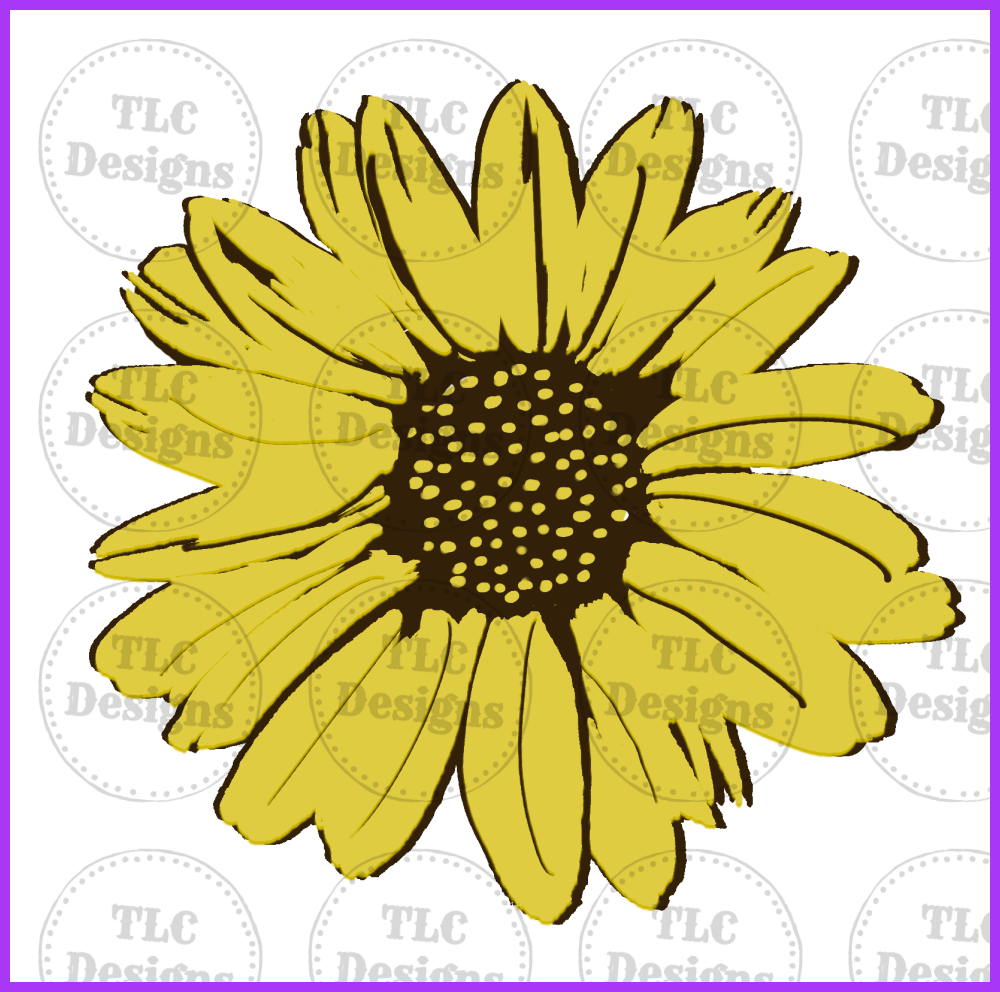 Sunflower Full Color Transfers