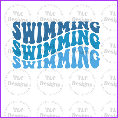 Swimming Full Color Transfers