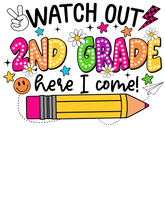 Load image into Gallery viewer, Watch Out Bright Colors- 2Nd Grade Full Color Transfers
