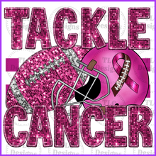 Load image into Gallery viewer, Tackle Cancer Faux Sequins Full Color Transfers
