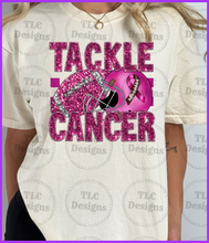 Load image into Gallery viewer, Tackle Cancer Faux Sequins Full Color Transfers
