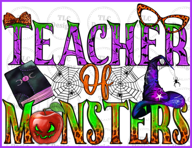 Teacher Of Monsters Full Color Transfers