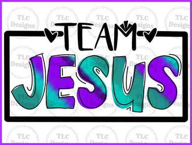 Team Jesus Full Color Transfers