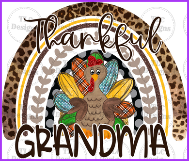 Thankful Grandma Full Color Transfers