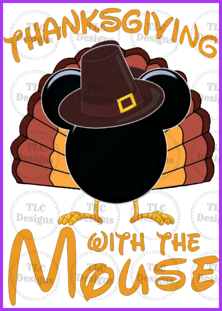 Thanksgiving With The Mouse Full Color Transfers