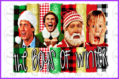 The Boys Of Winter Full Color Transfers