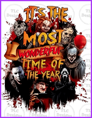 The Most Wonderful Scary Time Of The Year Full Color Transfers