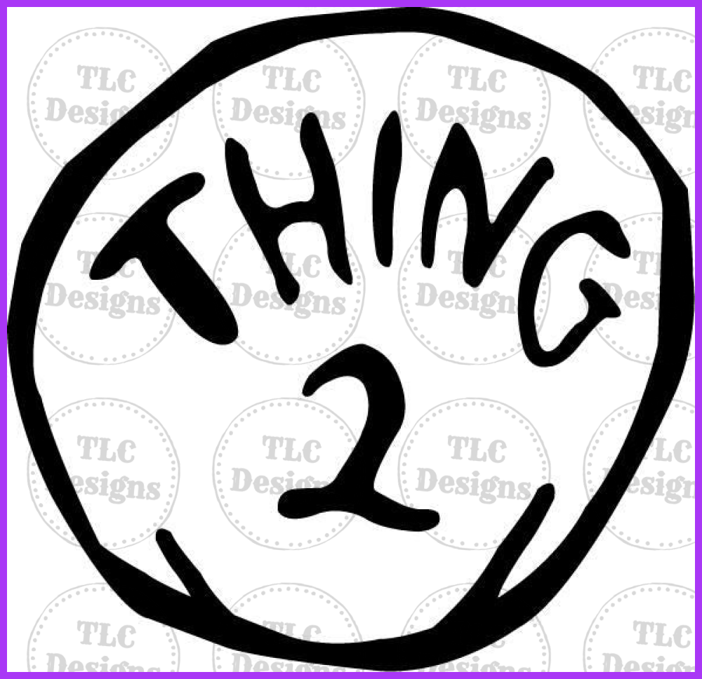 Thing 2 Full Color Transfers